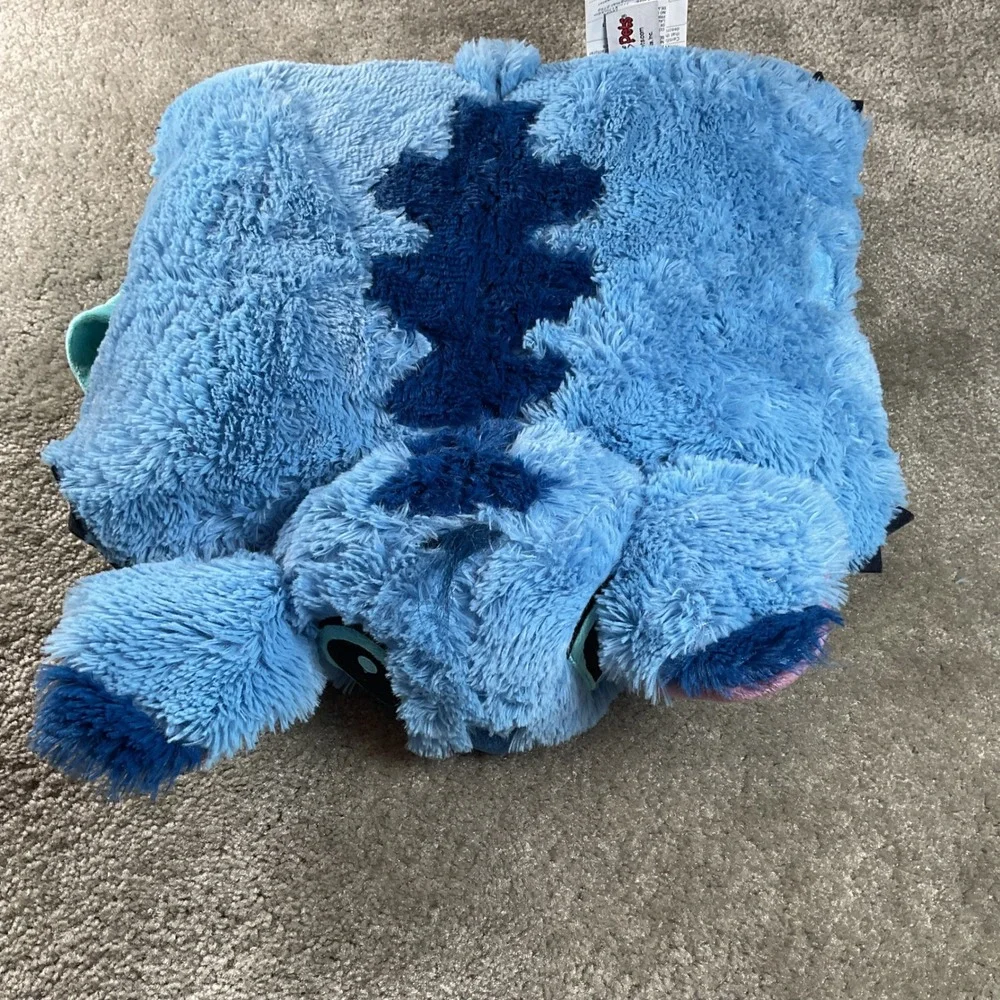 Pillow Pets Disney Stitch Plush Unisex 17in Blue‎ Excellent Lilo & Stitch Toy